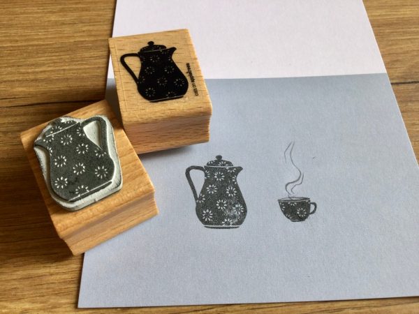Stempel geblümte Teekanne 2 (Cats on appletrees) Online