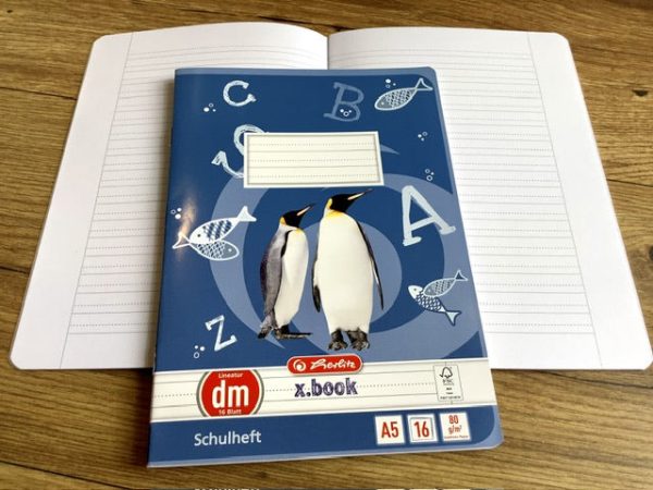 A5-Heft Lin.  dm  Herlitz Verkauf