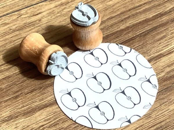 Ministempel Apfelhälfte (Bordschätze) Verkauf